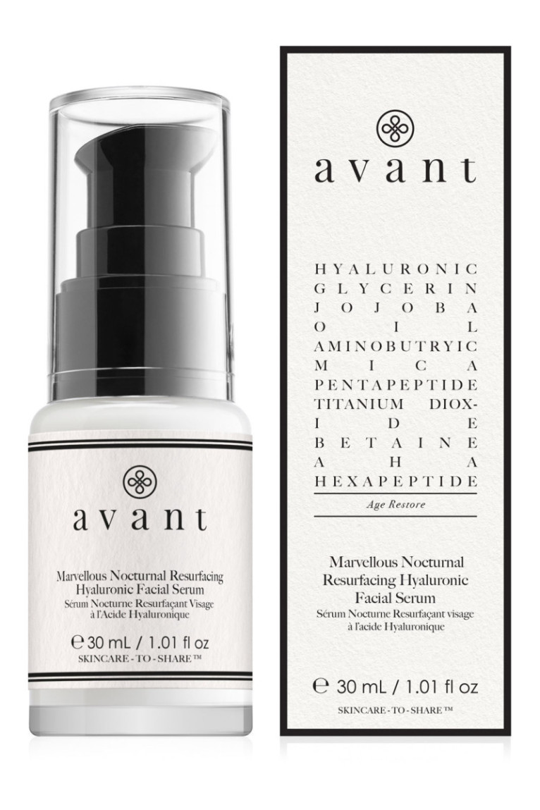 Sérum Nocturne Resurfaçant Visage À L’Acide Hyaluronique