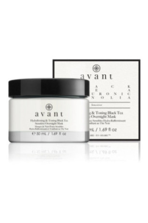 Masque De Nuit Peaux Sensibles Hydra-Raffermissant Et Tonifiant Au Thé Noir