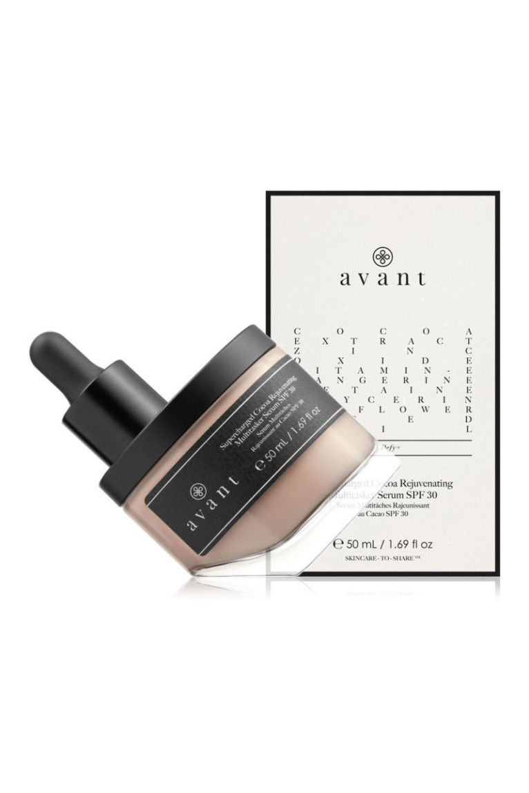 Sérum multitâche rajeunissant au cacao suralimenté SPF 30 à large spectre