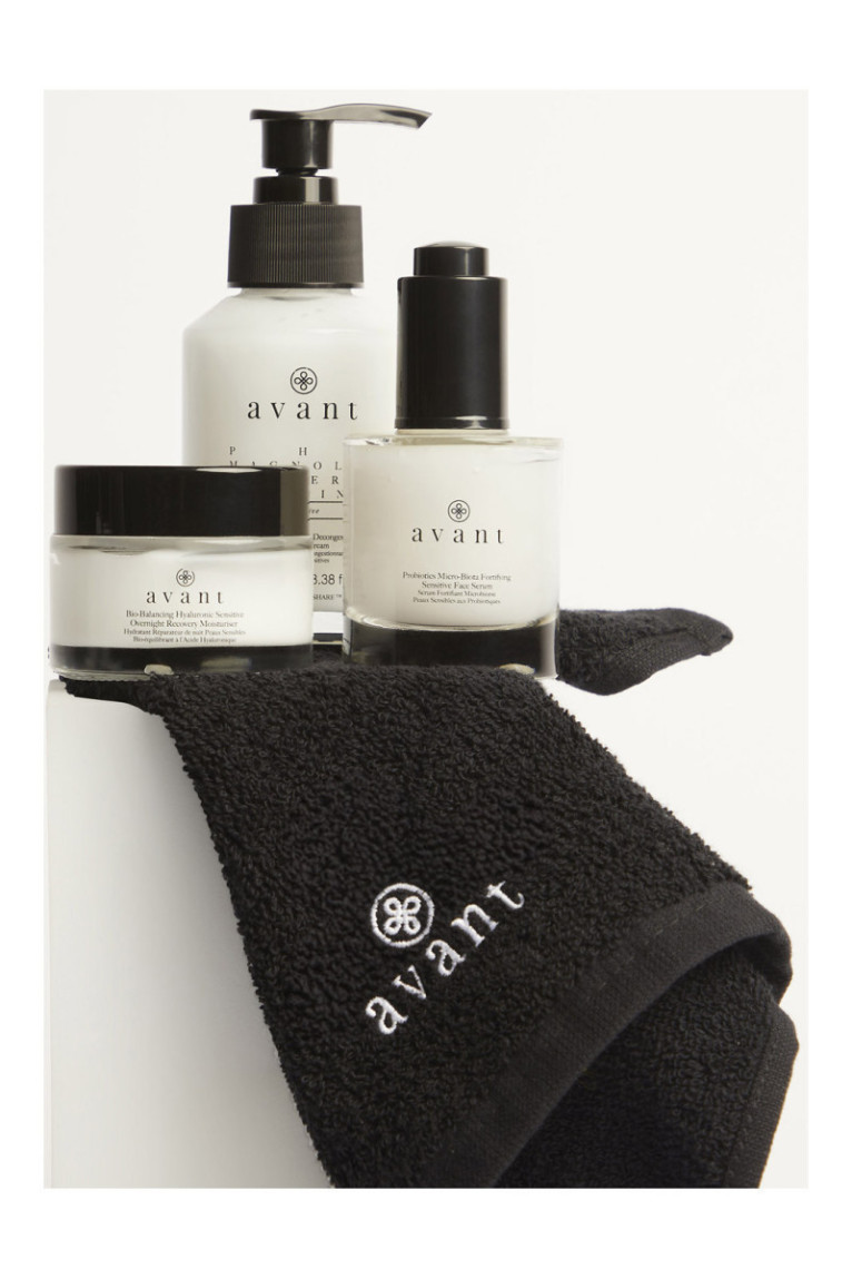 Ensemble de soins pour la peau sensible avec 2 lingettes pour le visage de qualité supérieure