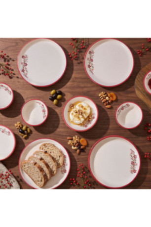 Ensemble petit-déjeuner (10 pièces) - Rouge