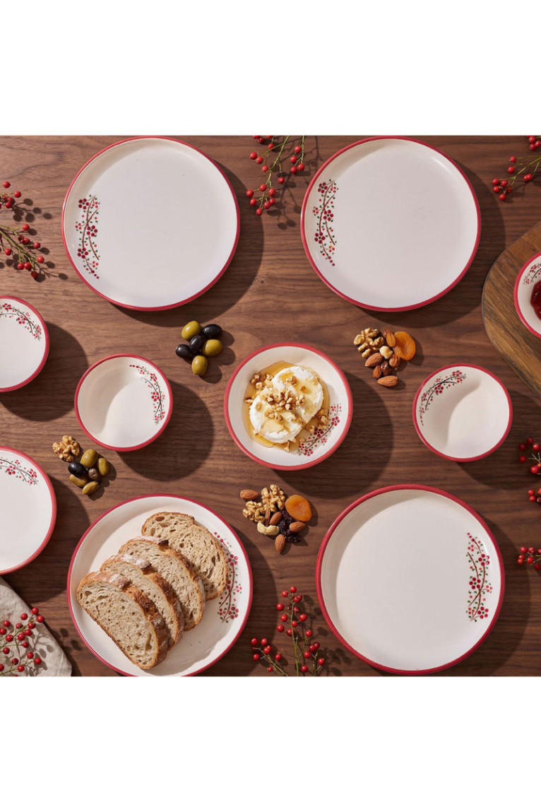 Ensemble petit-déjeuner (10 pièces) - Rouge