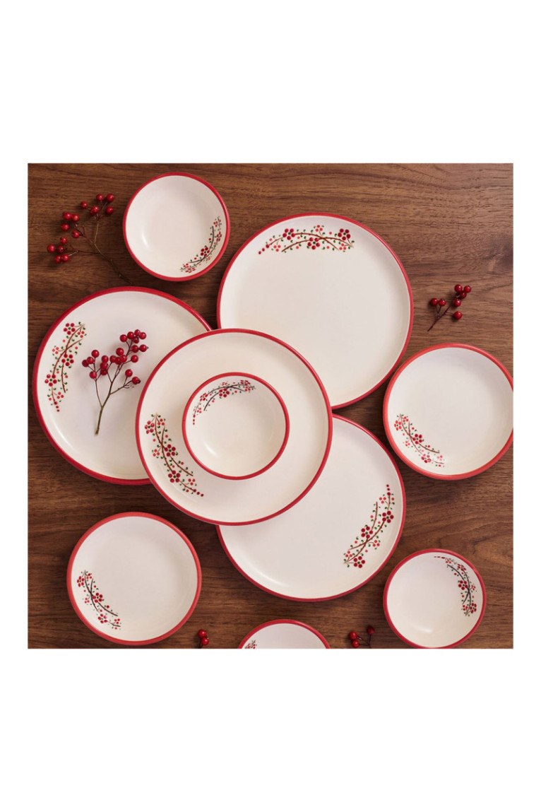 Ensemble petit-déjeuner (10 pièces) - Rouge
