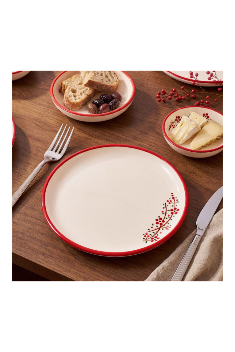 Ensemble petit-déjeuner (10 pièces) - Rouge