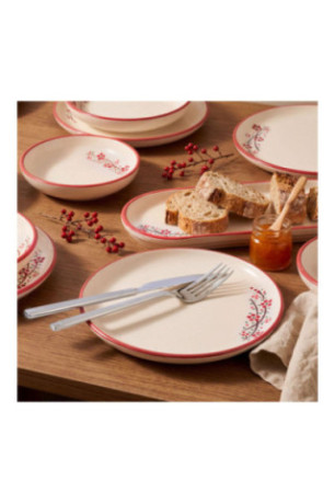 Ensemble petit-déjeuner (14 pièces) - Rouge