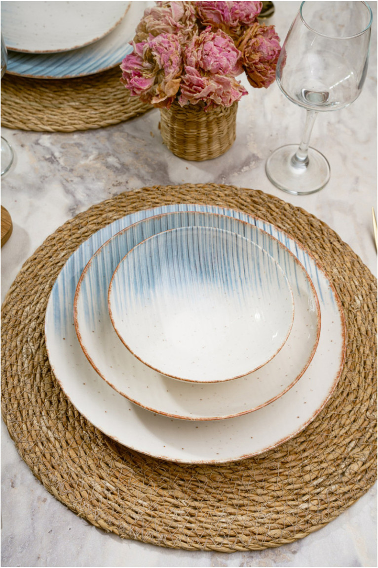 Service de table (24 pièces) - Multicolore