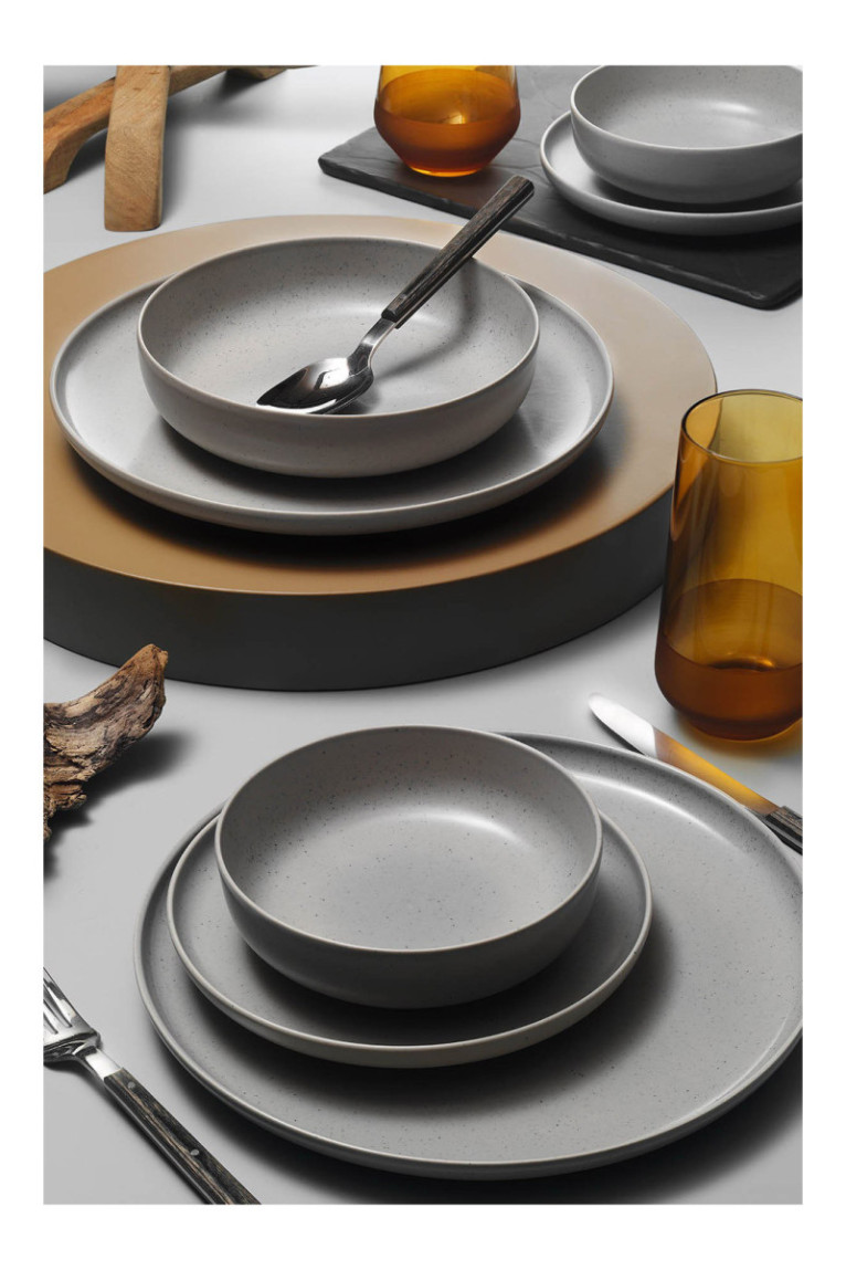 Service de table (16 pièces) - Gris