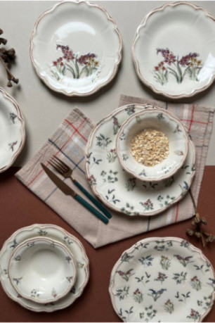 Service de table (24 pièces) - Multicolore