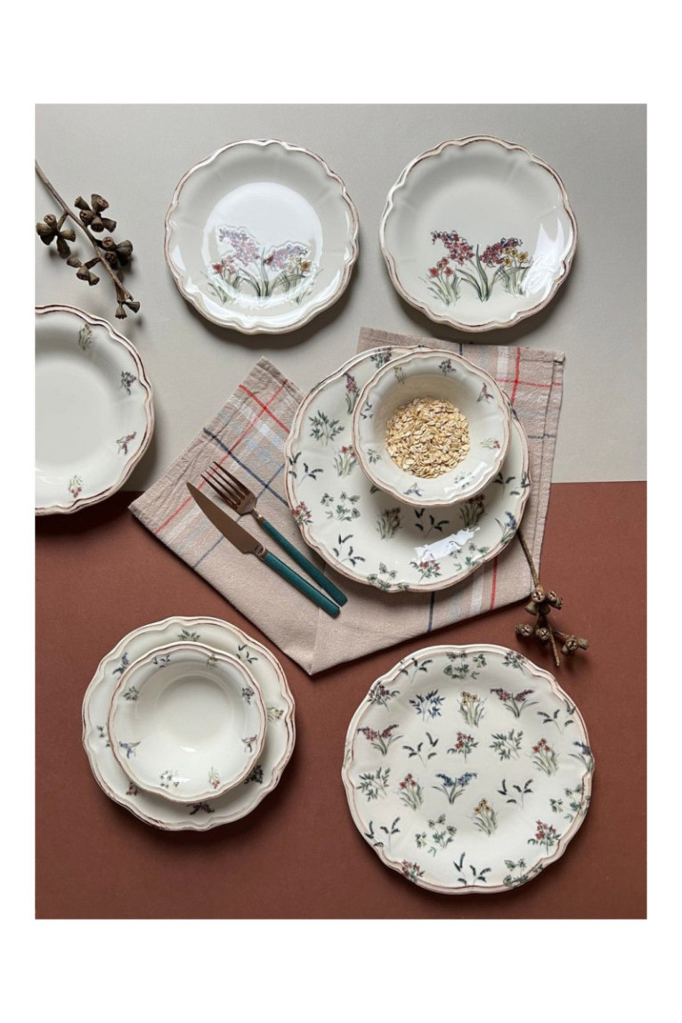 Service de table (24 pièces) - Multicolore
