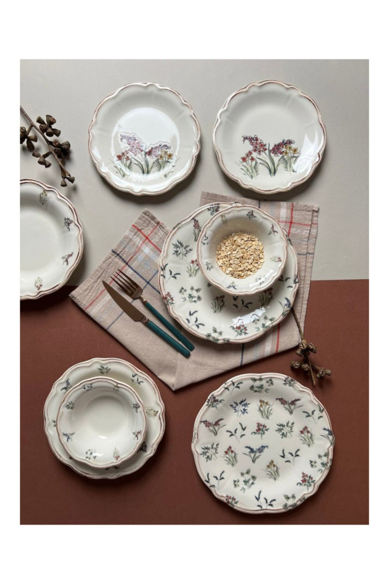 Service de table (24 pièces) - Multicolore