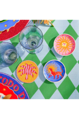 Assiette - Bleu