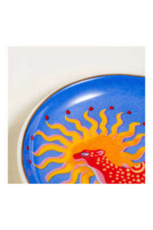 Assiette - Bleu