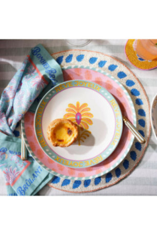 Plat de service à gâteau - Multicolore