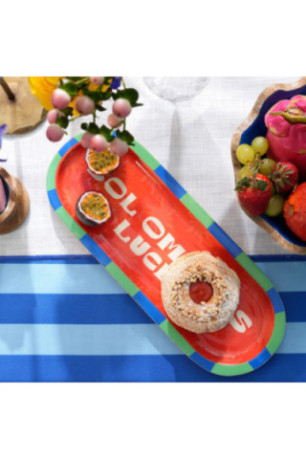 Tableau de présentation des aliments - Rouge
