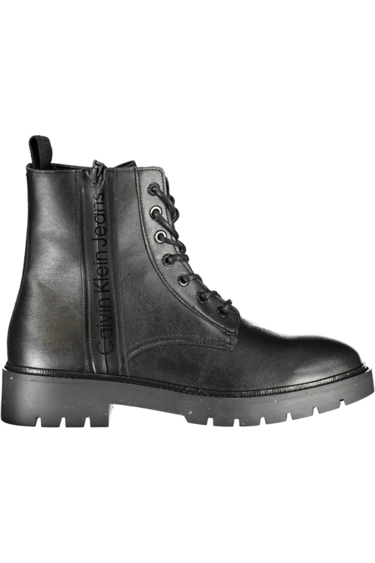 Boots montantes lacets cuir PU Calvin klein