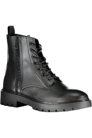 Boots montantes lacets cuir PU Calvin klein