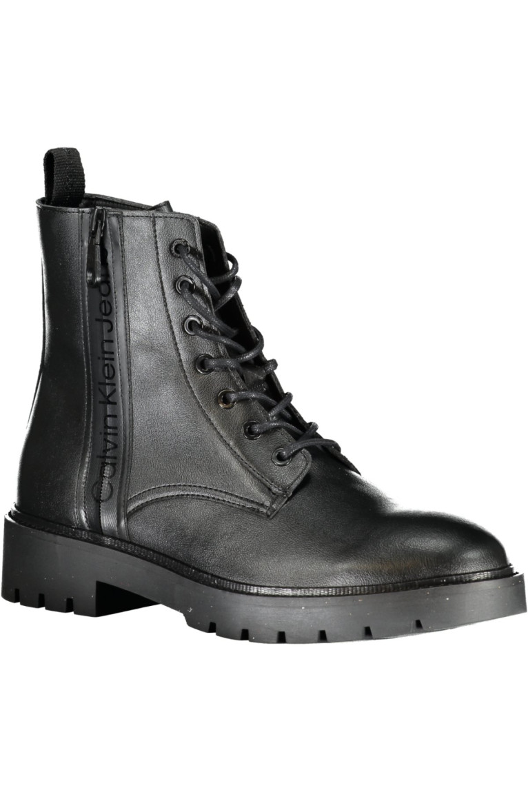 Boots montantes lacets cuir PU Calvin klein