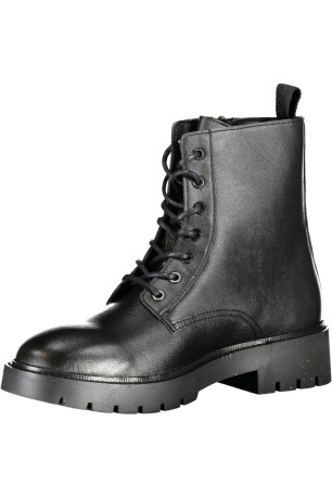 Boots montantes lacets cuir PU Calvin klein