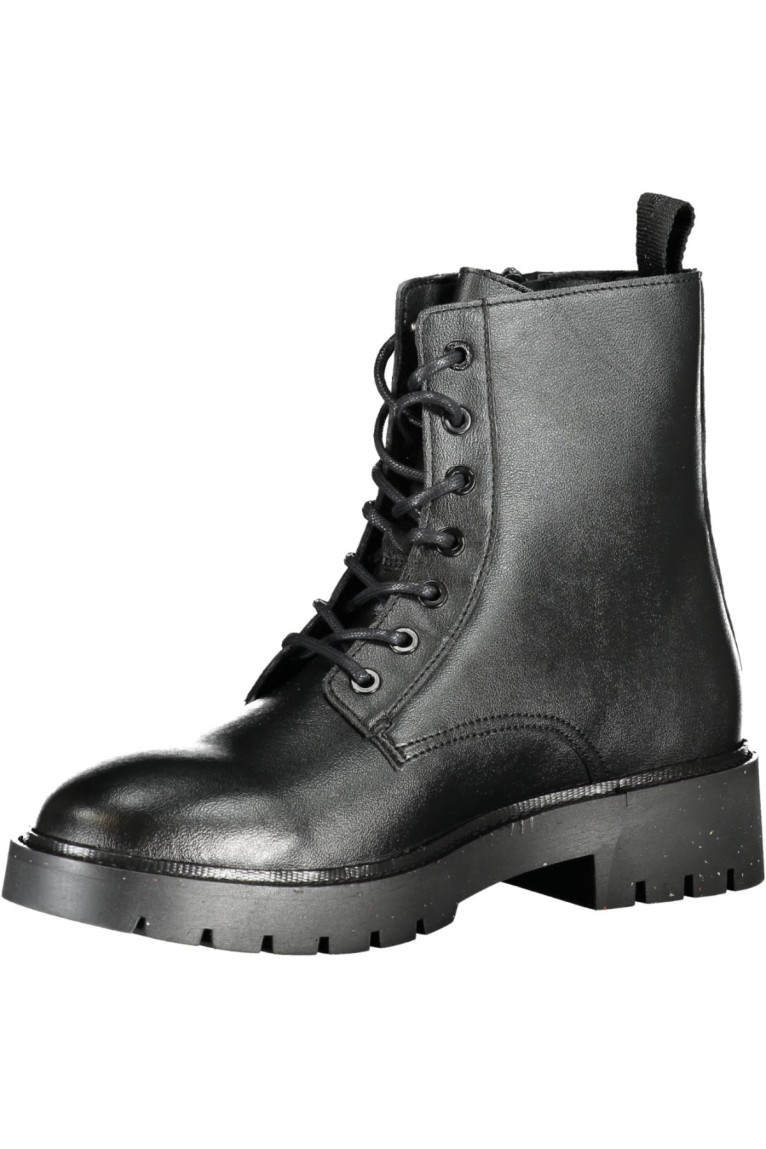 Boots montantes lacets cuir PU Calvin klein
