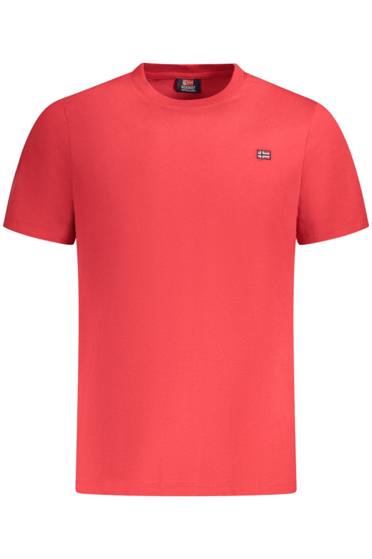 T-SHIRT À MANCHES COURTES POUR HOMME NORVÈGE 1963 ROUGE NORWAY 1963