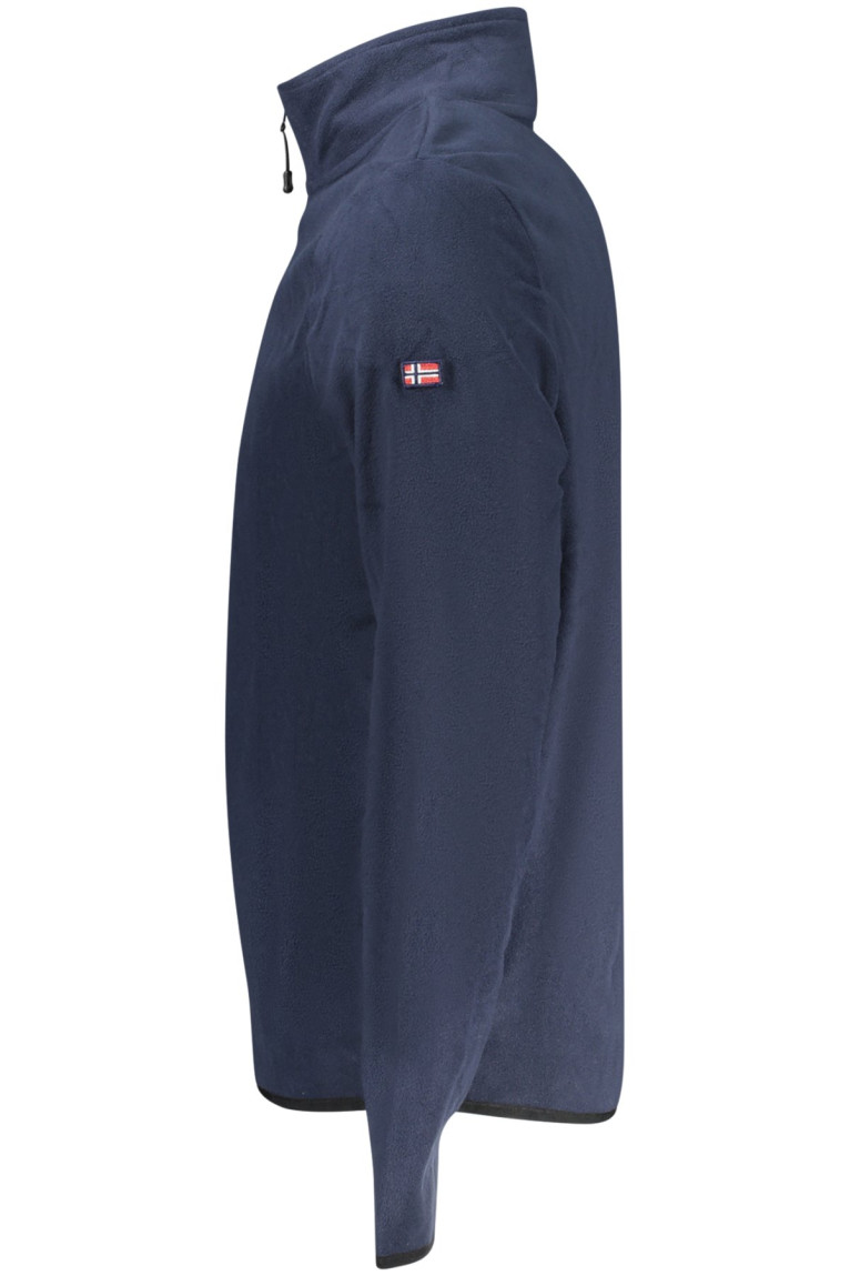 SWEAT-SHIRT ZIPPÉ BLEU POUR HOMME NORVÈGE 1963 NORWAY 1963