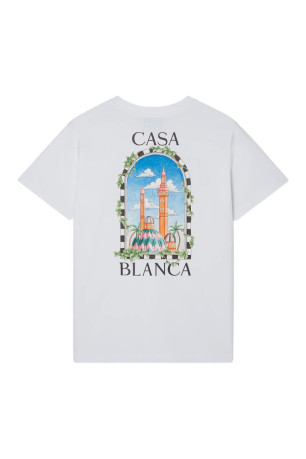 TShirt MC coton logo impression Casa blanca