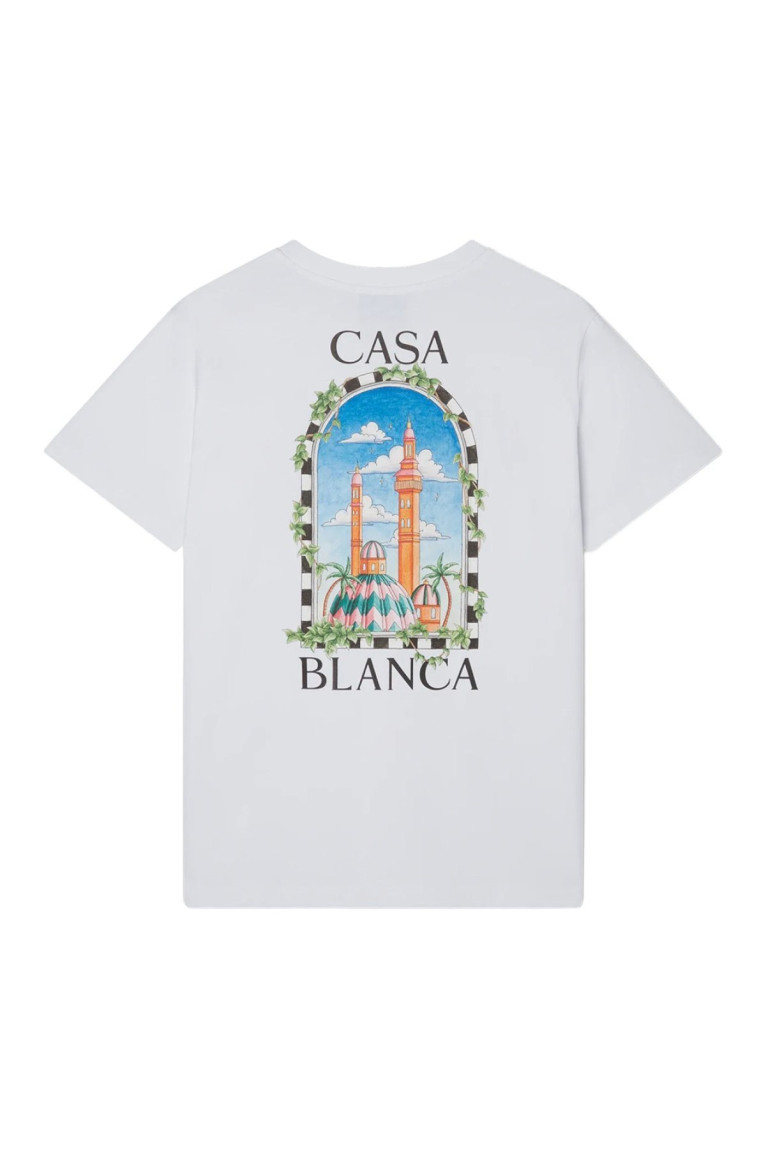 TShirt MC coton logo impression Casa blanca