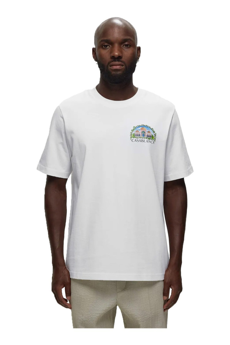 TShirt MC coton logo impression Casa blanca