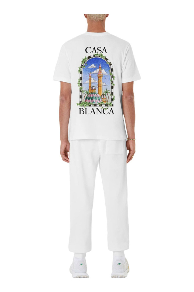 TShirt MC coton logo impression Casa blanca