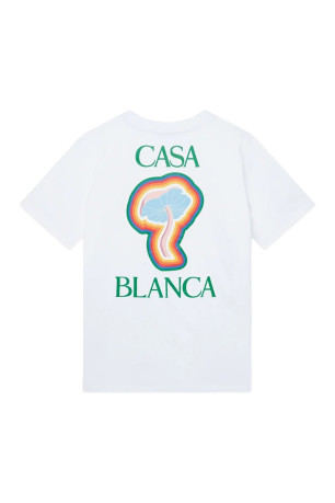 T-shirt Rainbow Mushroom Casa blanca