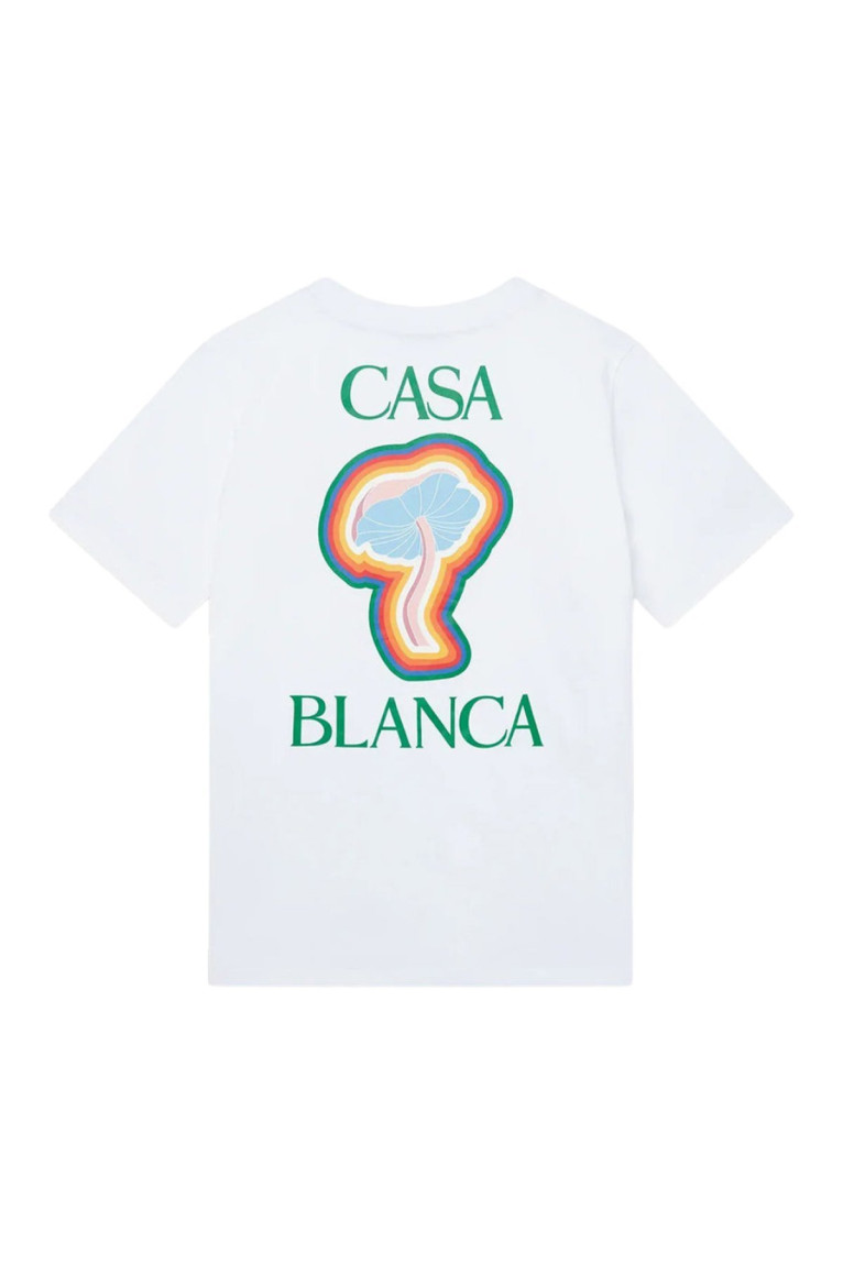 T-shirt Rainbow Mushroom Casa blanca