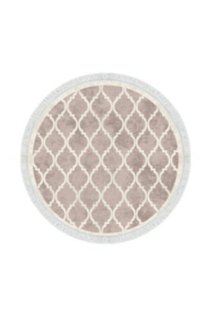 Tapis de couloir 100x100cm - Crème brun