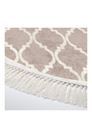 Tapis de couloir 100x100cm - Crème brun