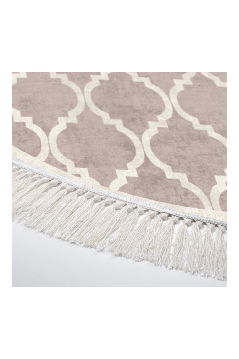 Tapis de couloir 100x100cm - Crème brun