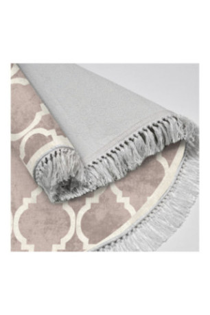 Tapis de couloir 100x100cm - Crème brun