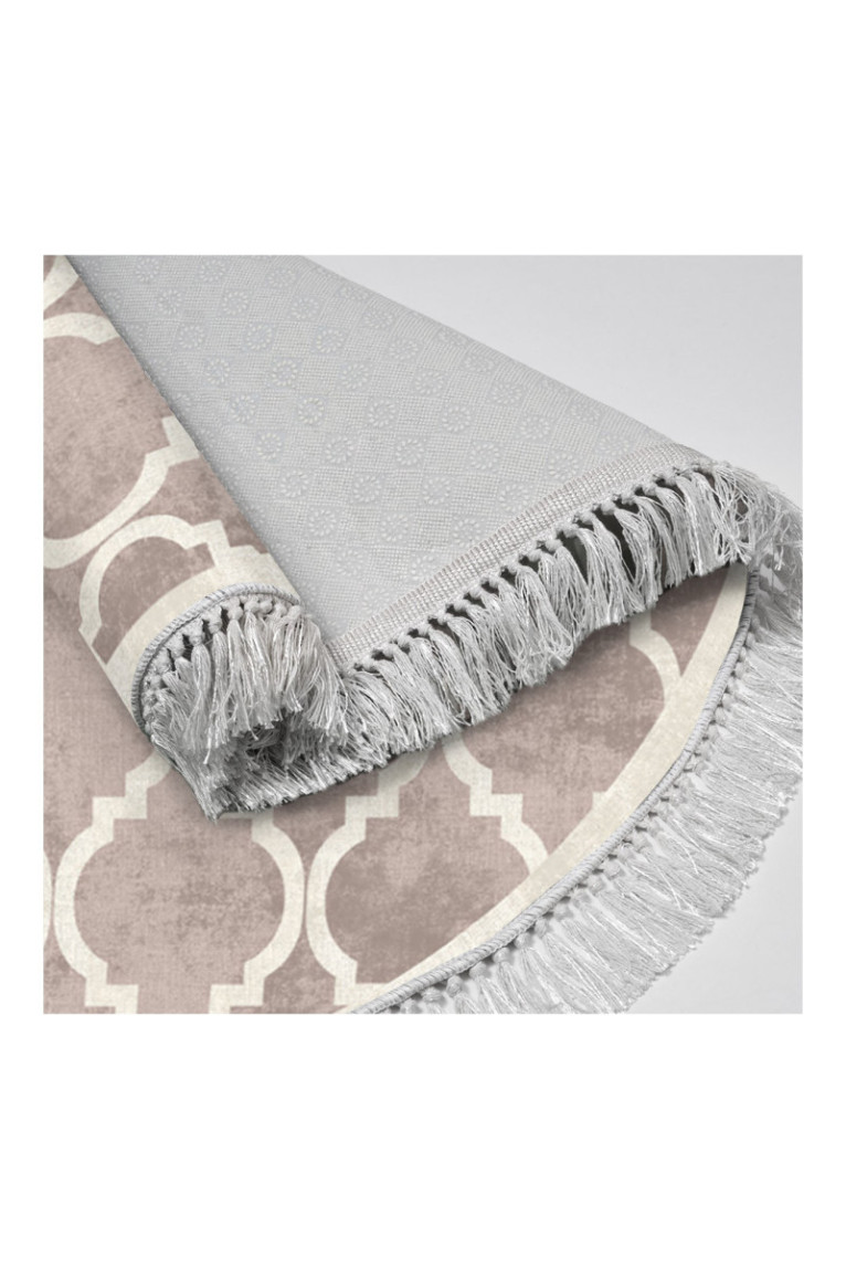 Tapis de couloir 100x100cm - Crème brun