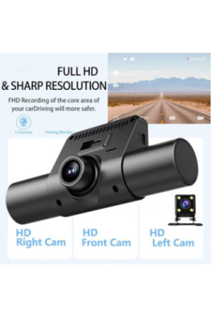 Dash Cam 4Channel 1080P Enregistreur de conduite I NEED ME ONE