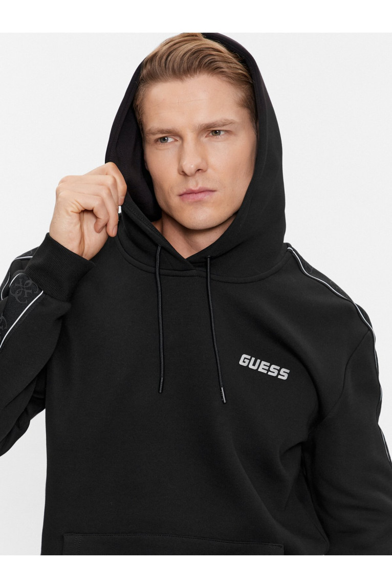 Sweat à capuche logo Guess jeans