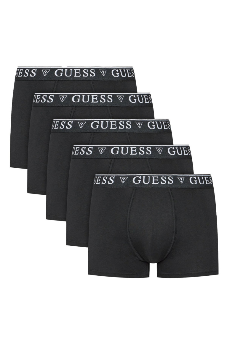 Lot de 5 boxers coton stretch Guess jeans