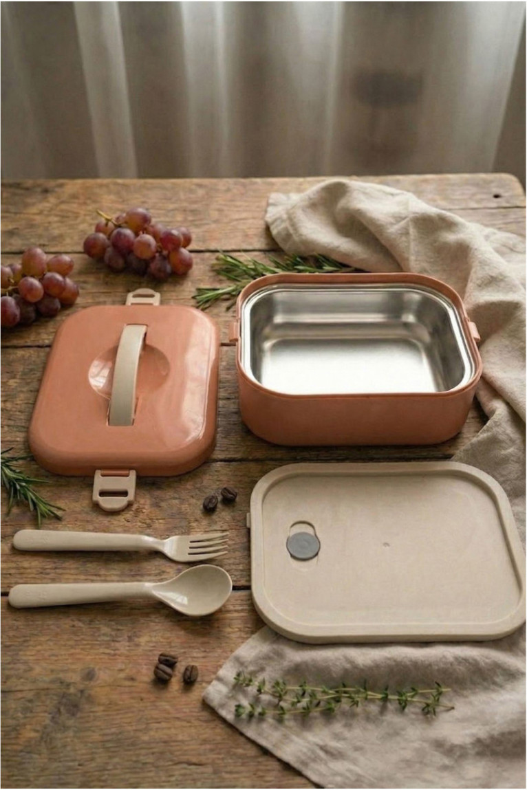 Boîte à déjeuner - Rose