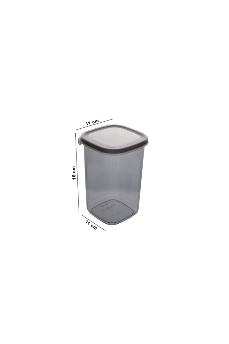 Ensemble de boîtes de conservation (6 pièces) - Anthracite