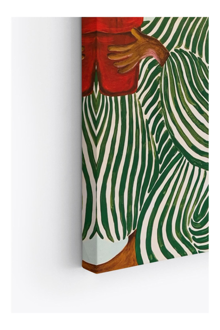 Peinture décorative sur toile (6 pièces) - Multicolore