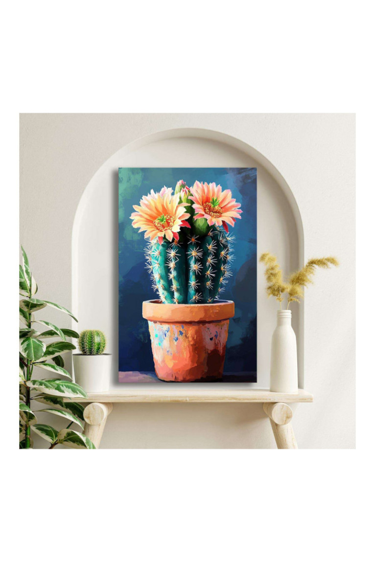 Peinture décorative sur toile - Multicolore