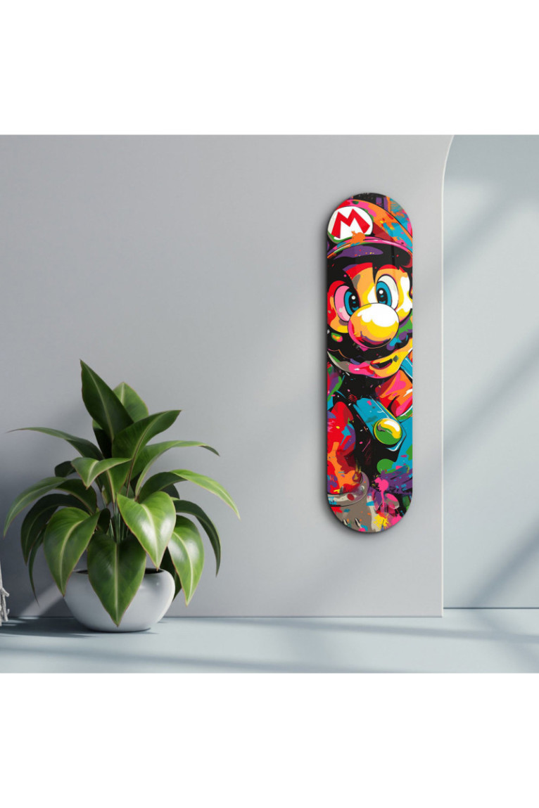Peinture décorative sur verre trempé - Multicolore