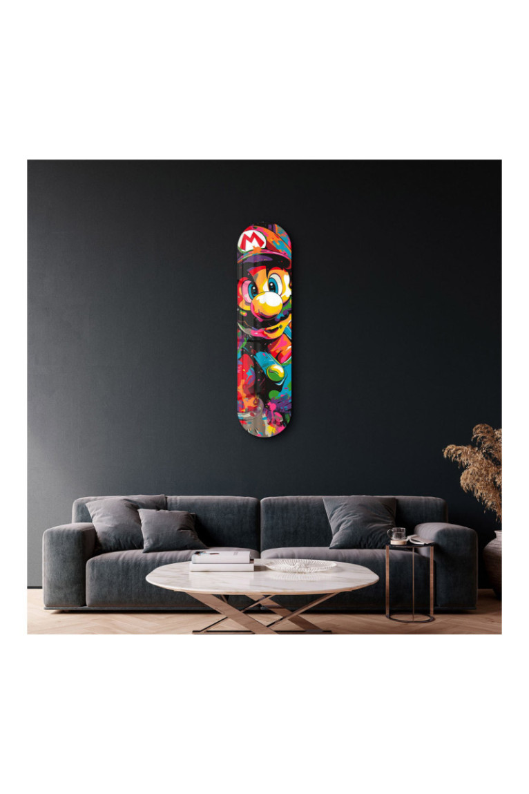 Peinture décorative sur verre trempé - Multicolore