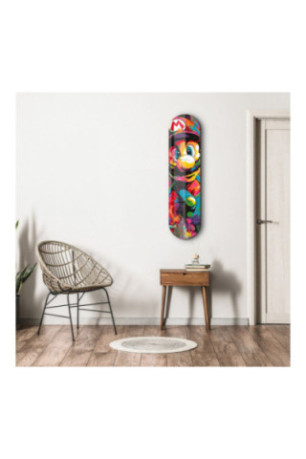Peinture décorative sur verre trempé - Multicolore