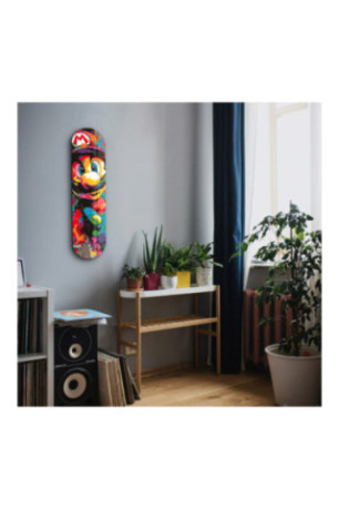 Peinture décorative sur verre trempé - Multicolore