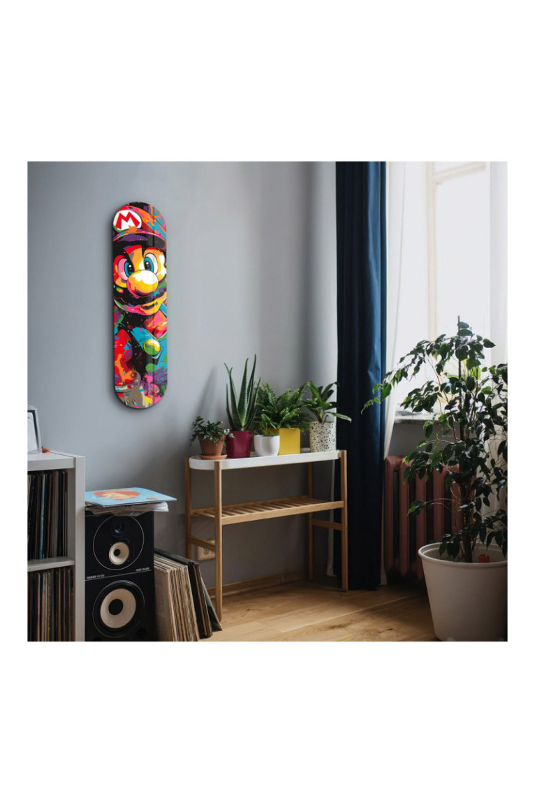Peinture décorative sur verre trempé - Multicolore