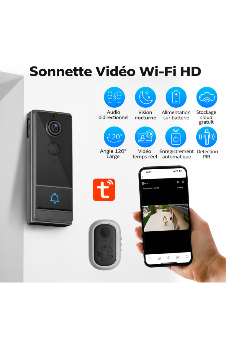 Visiophone 5.6 pouces Wi-Fi HD Interphone I NEED ME ONE