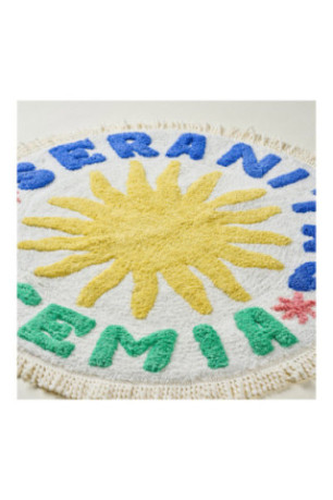 Tapis de bain - Crème jaune